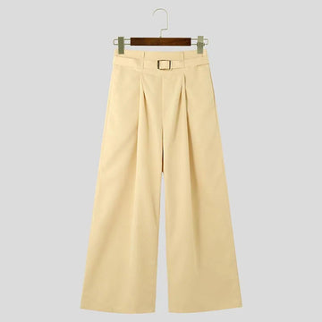 AIDASE  -  2025 American Style Trousers Fashion Men Deconstruct High Waisted Pants Casual Streetwear Loose Wide Leg Pantalons S-5XL aidase-shop